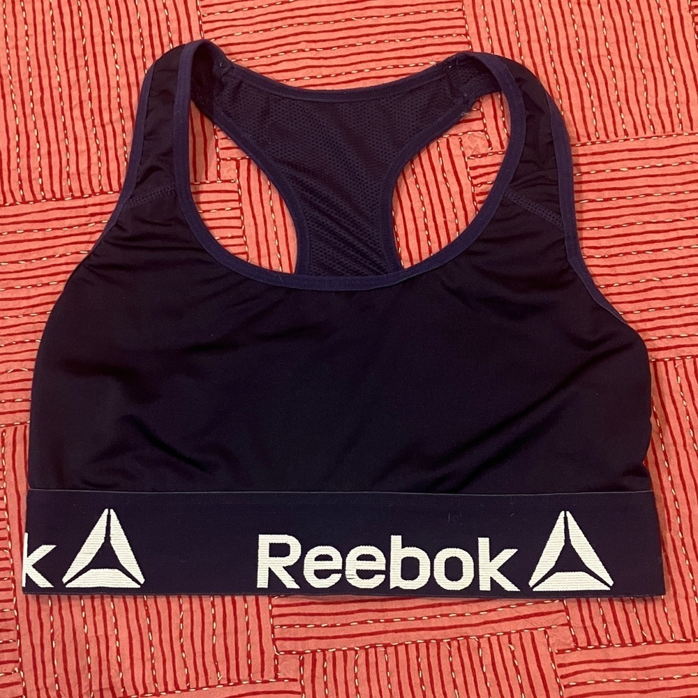 Reebok med Women's Dark Blue Sports Bra